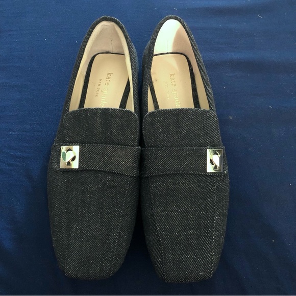 Kate Spade New York Darien Denim Loafer Blue Size 6 - Picture 2 of 9